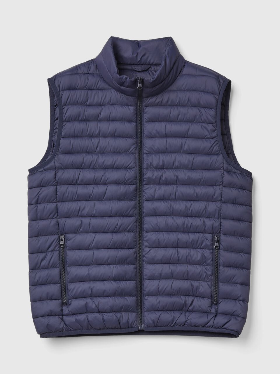 SLEEVELESS PUFFER JACKET WITH RECYCLED WADDING