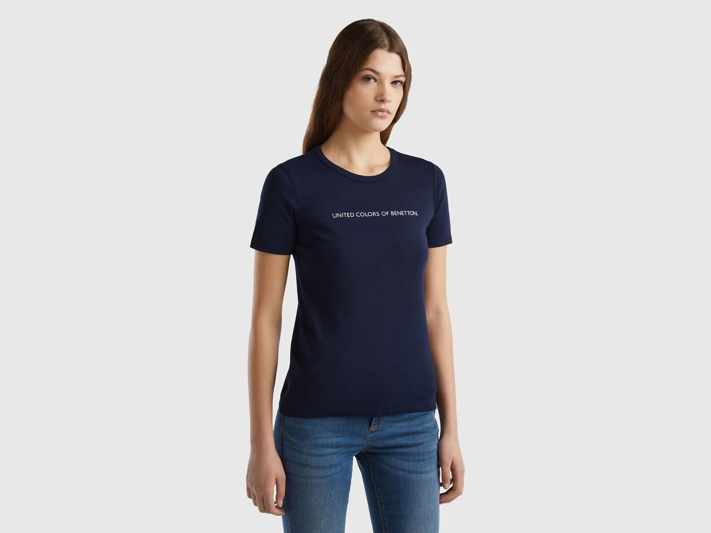T-SHIRT IN 100% COTTON WITH GLITTER PRINT LOGO