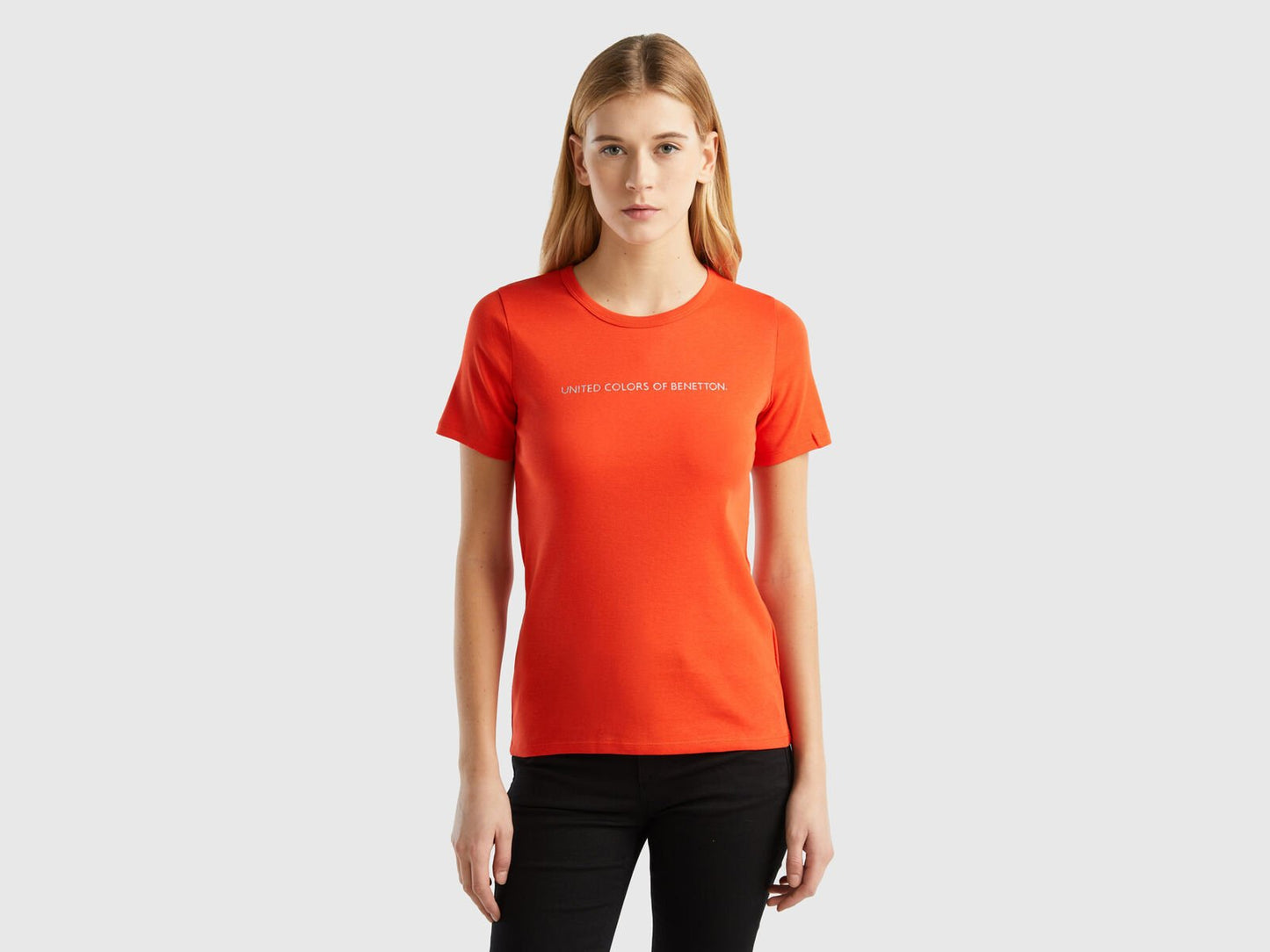 T-SHIRT IN 100% COTTON WITH GLITTER PRINT LOGO