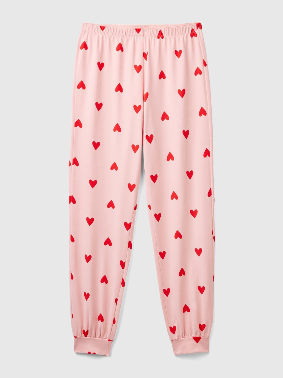 TROUSERS IN WARM COTTON WITH HEARTS