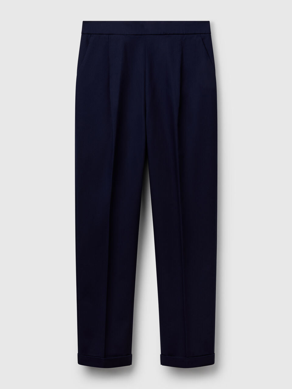 STRETCH COTTON TROUSERS