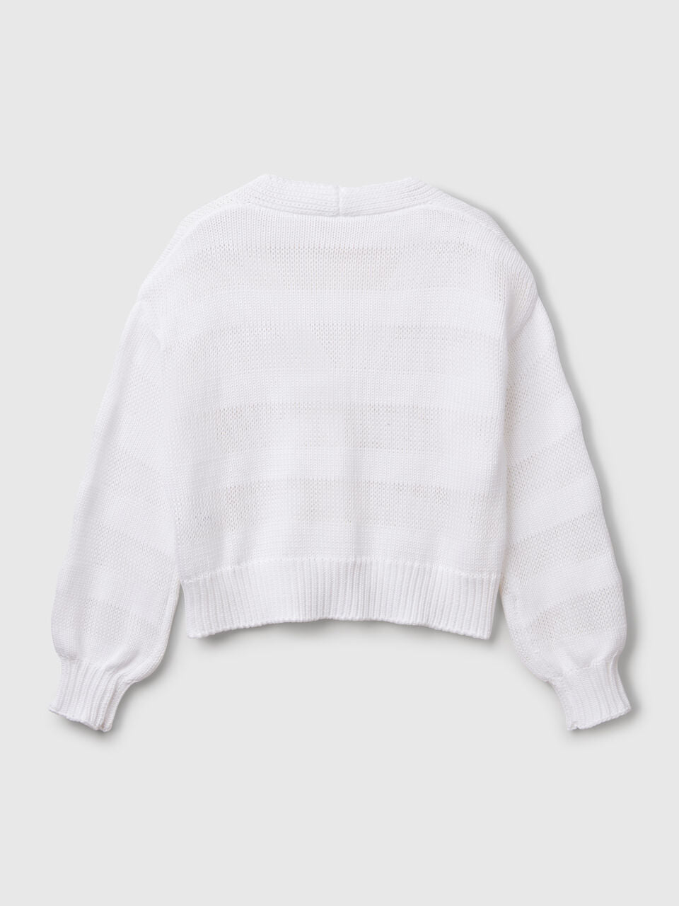 100% COTTON KNIT CARDIGAN