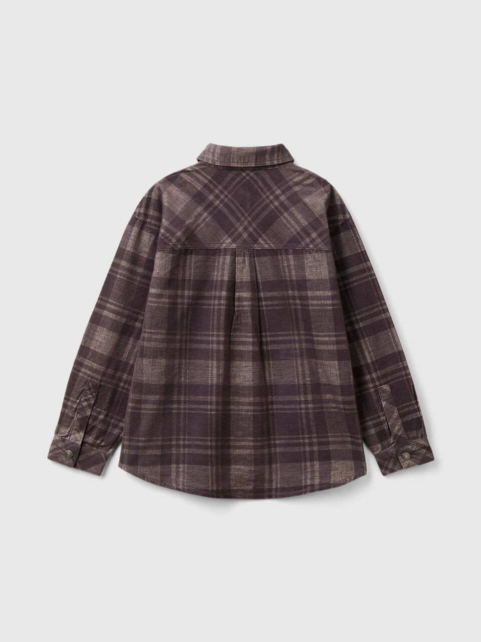 VELVET TARTAN SHIRT