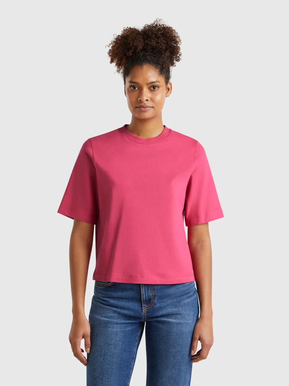 100% COTTON BOXY FIT T-SHIRT
