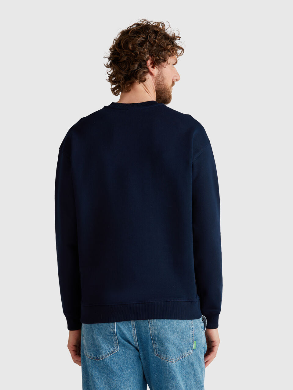 100% COTTON SWEATSHIRT WITH EMBROIDERY