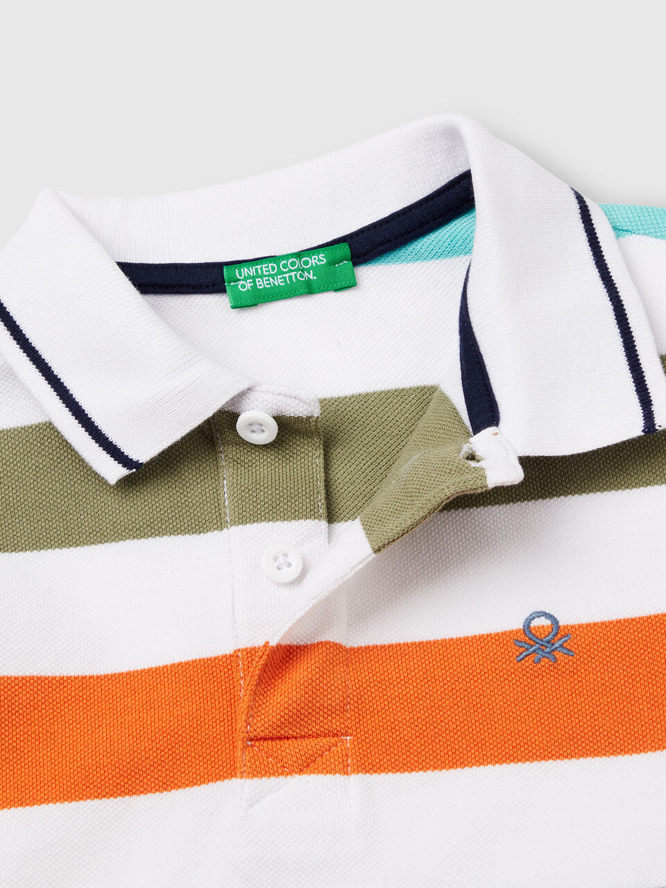STRIPED SHORT SLEEVE POLO SHIRT