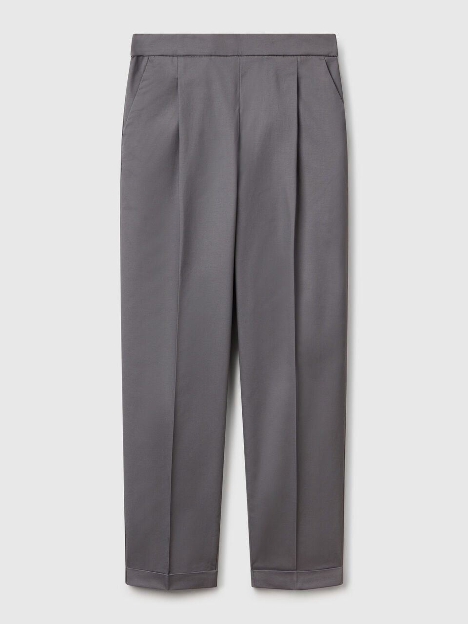 STRETCH COTTON TROUSERS