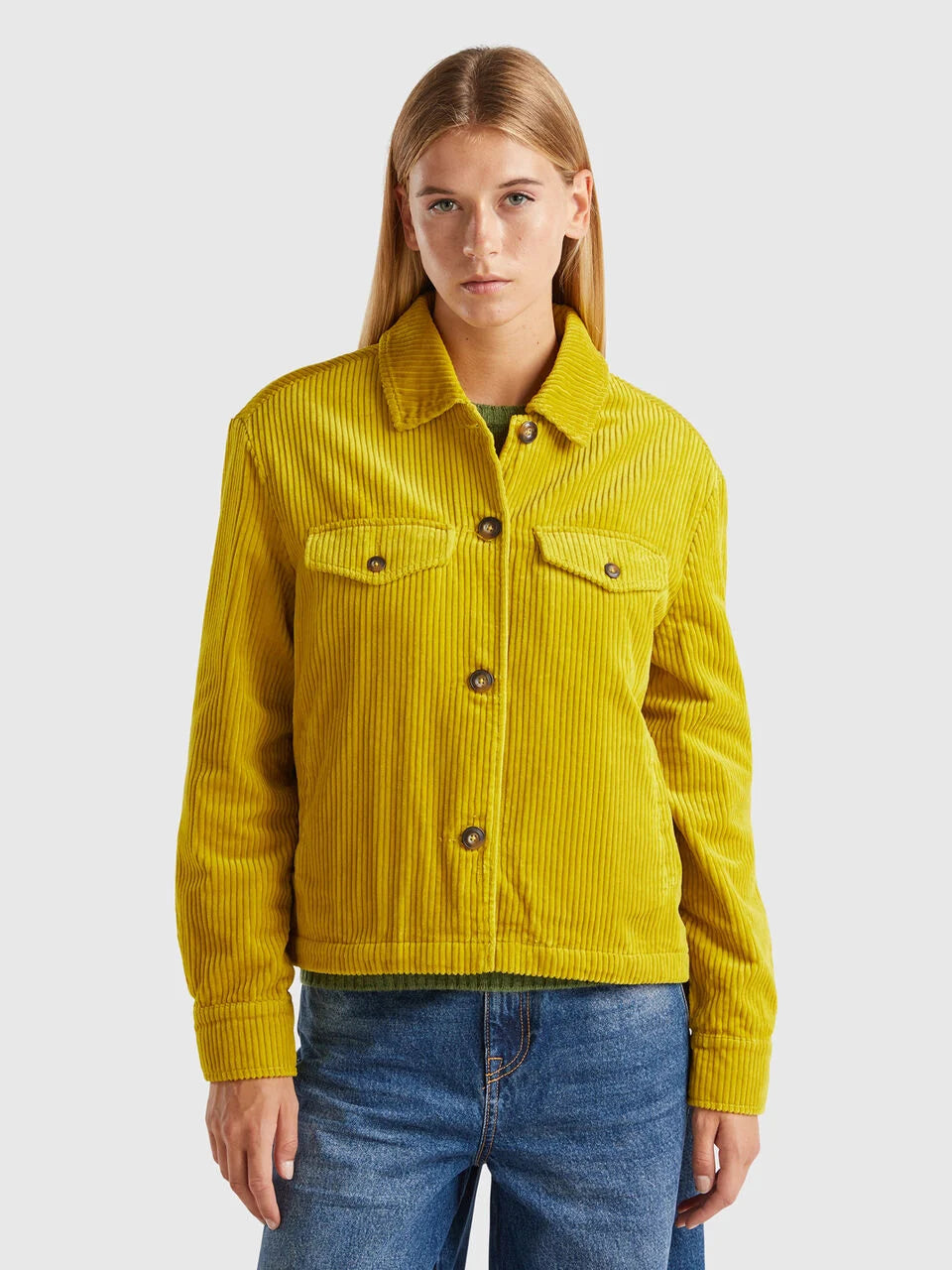 VELVET JACKET WITH TEDDY LINING