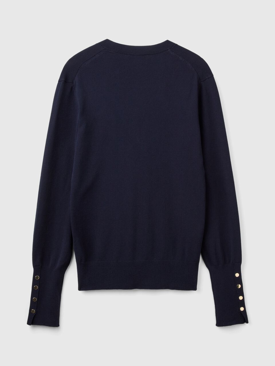 V-NECK VISCOSE BLEND SWEATER