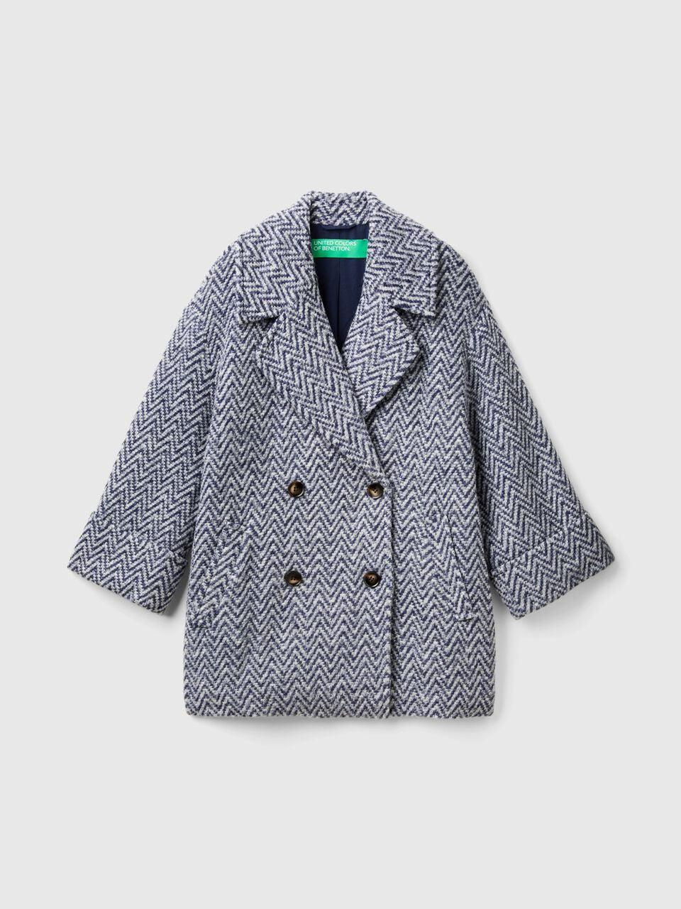 DOUBLE-BREASTED OVERSIZED COAT