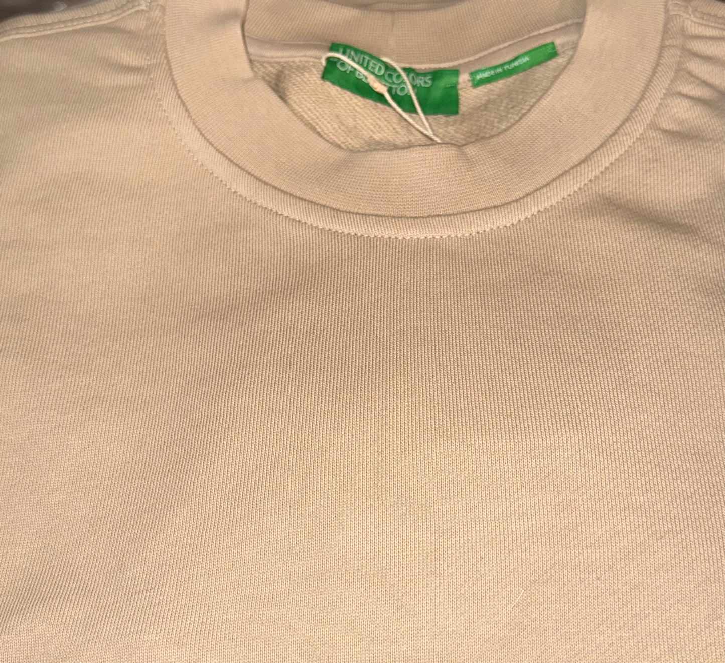 100% COTTON SWEATSHIRT WITH LOGO PRINT