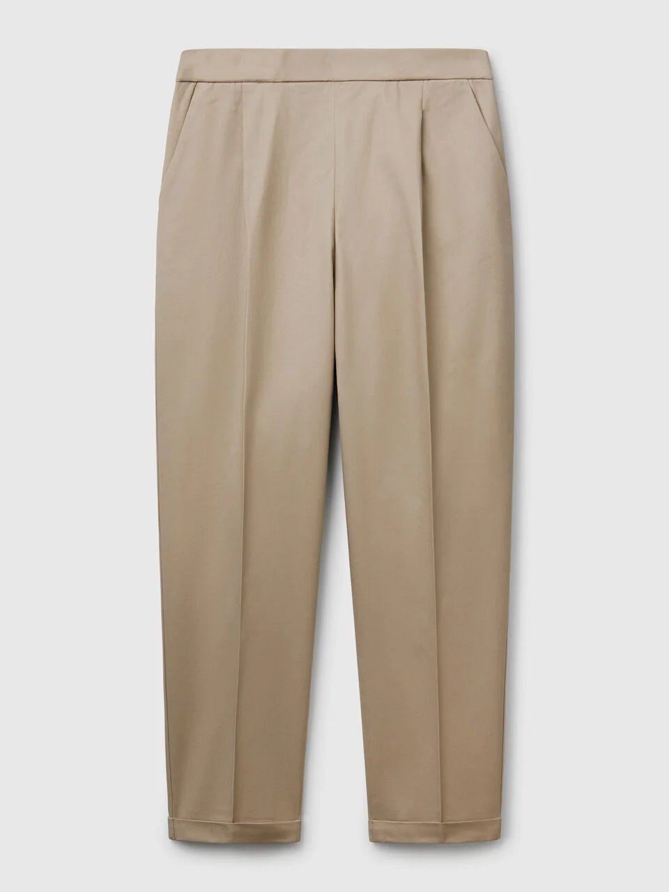 STRETCH COTTON TROUSERS