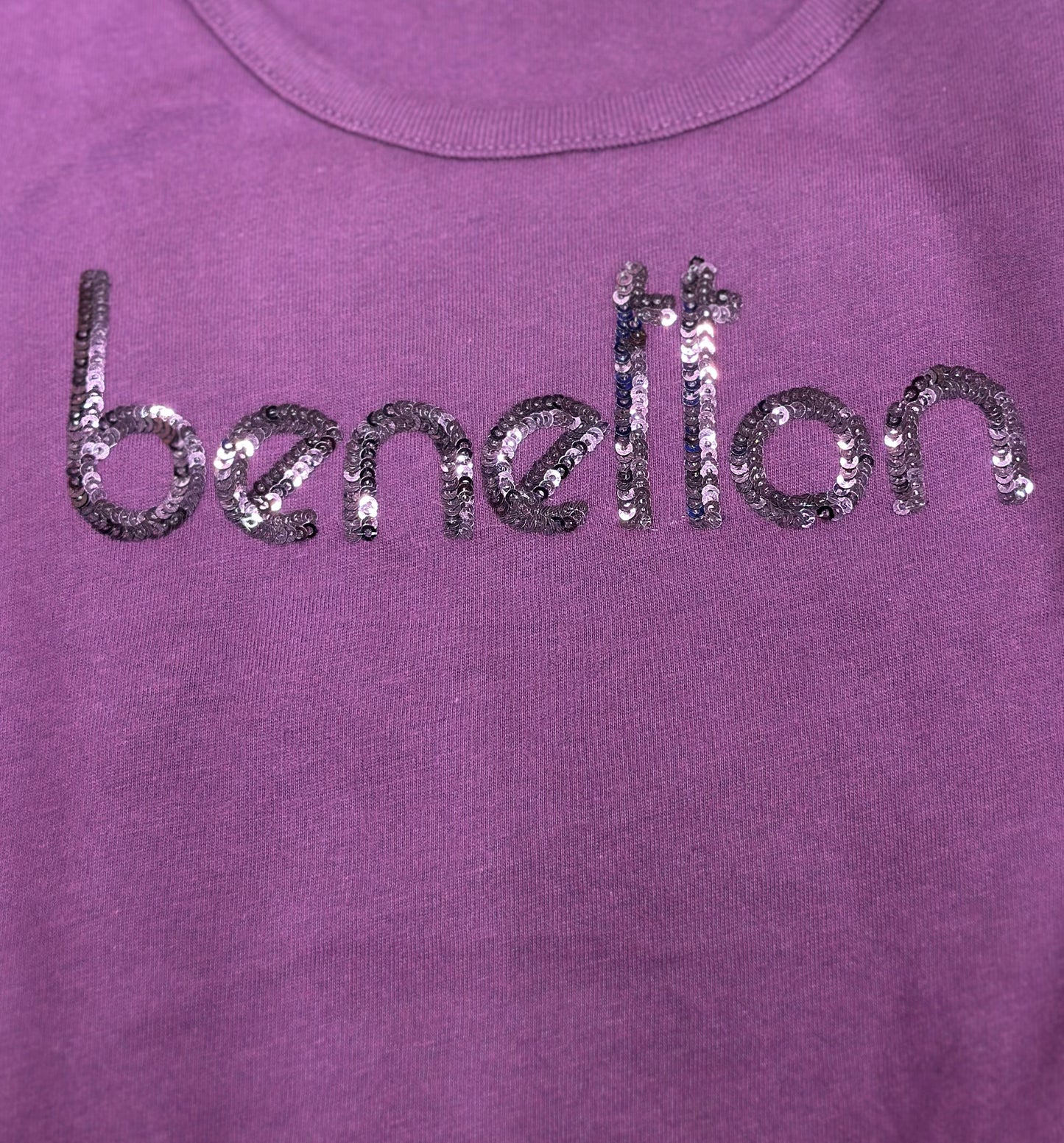 T-SHIRT IN WARM ORGANIC COTTON WITH SEQUINS