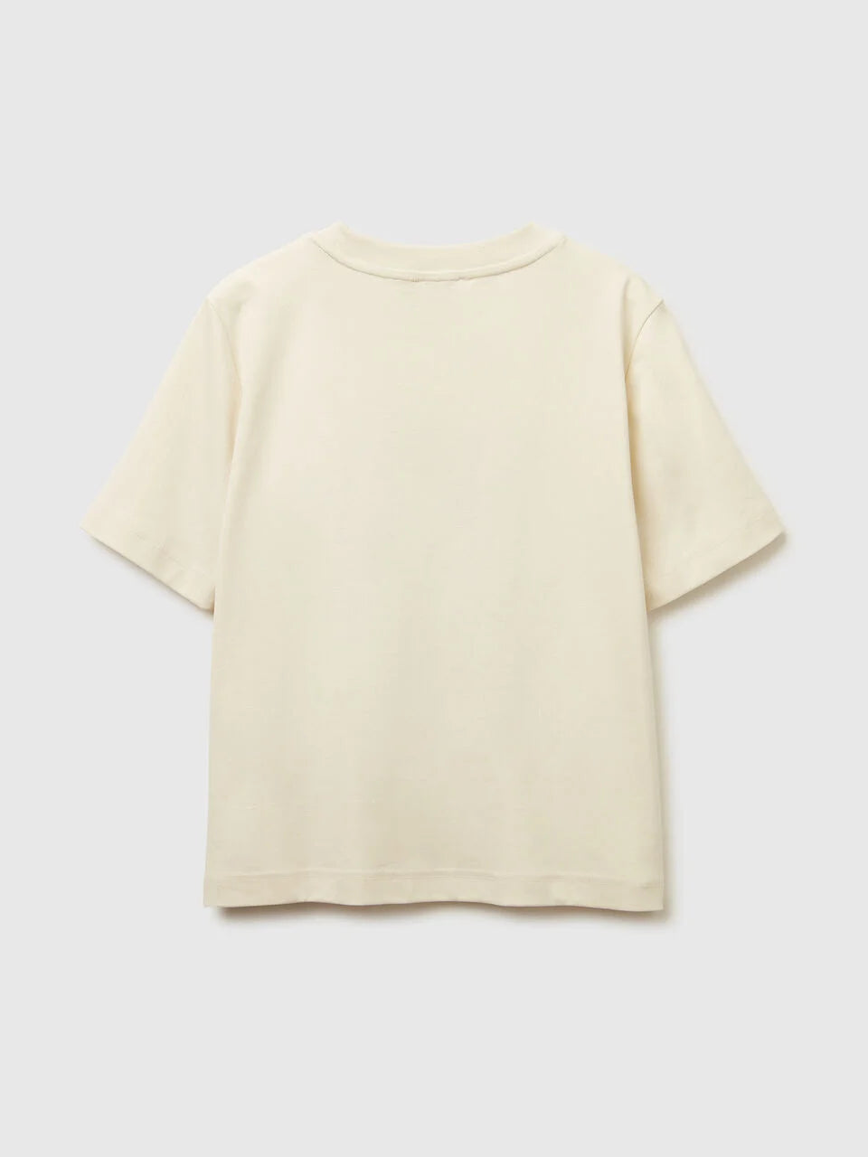 T-SHIRT WITH PRINT AND EMBROIDERY