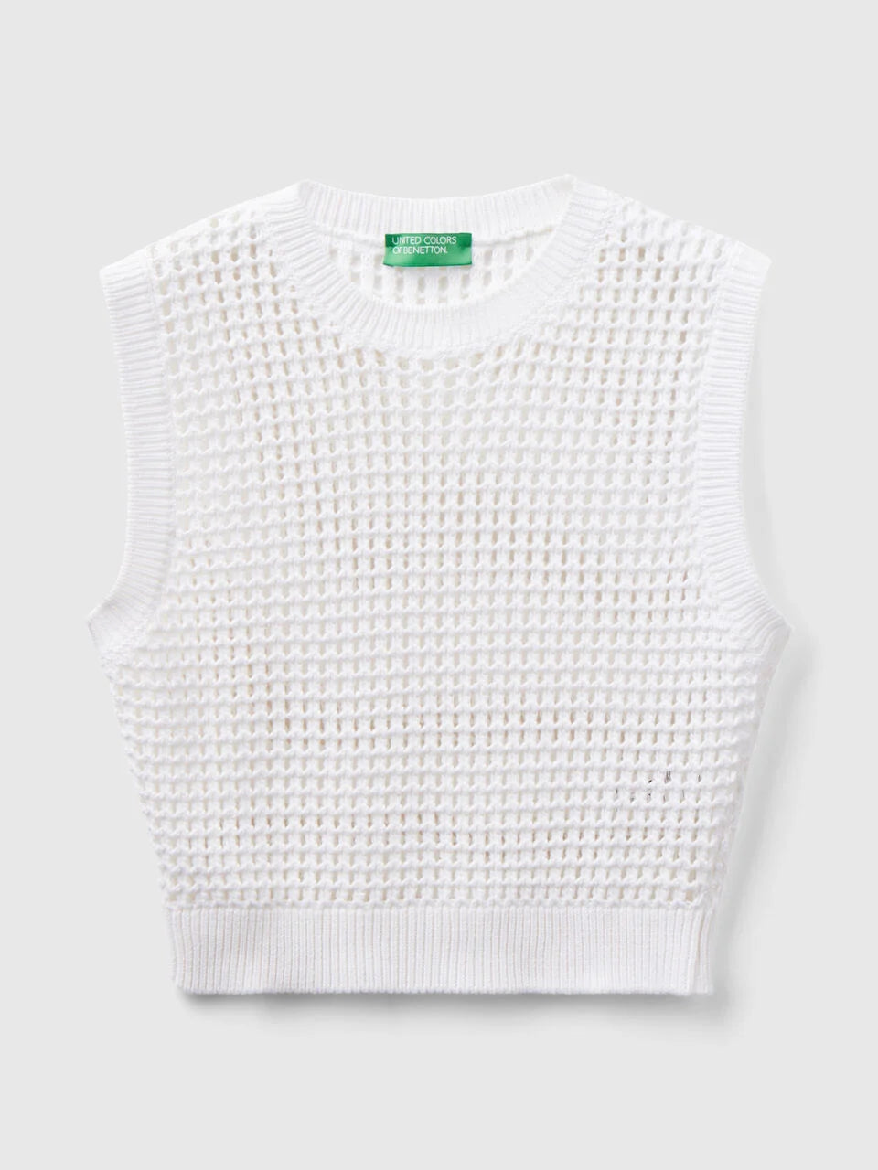 CROPPED CROCHET VEST