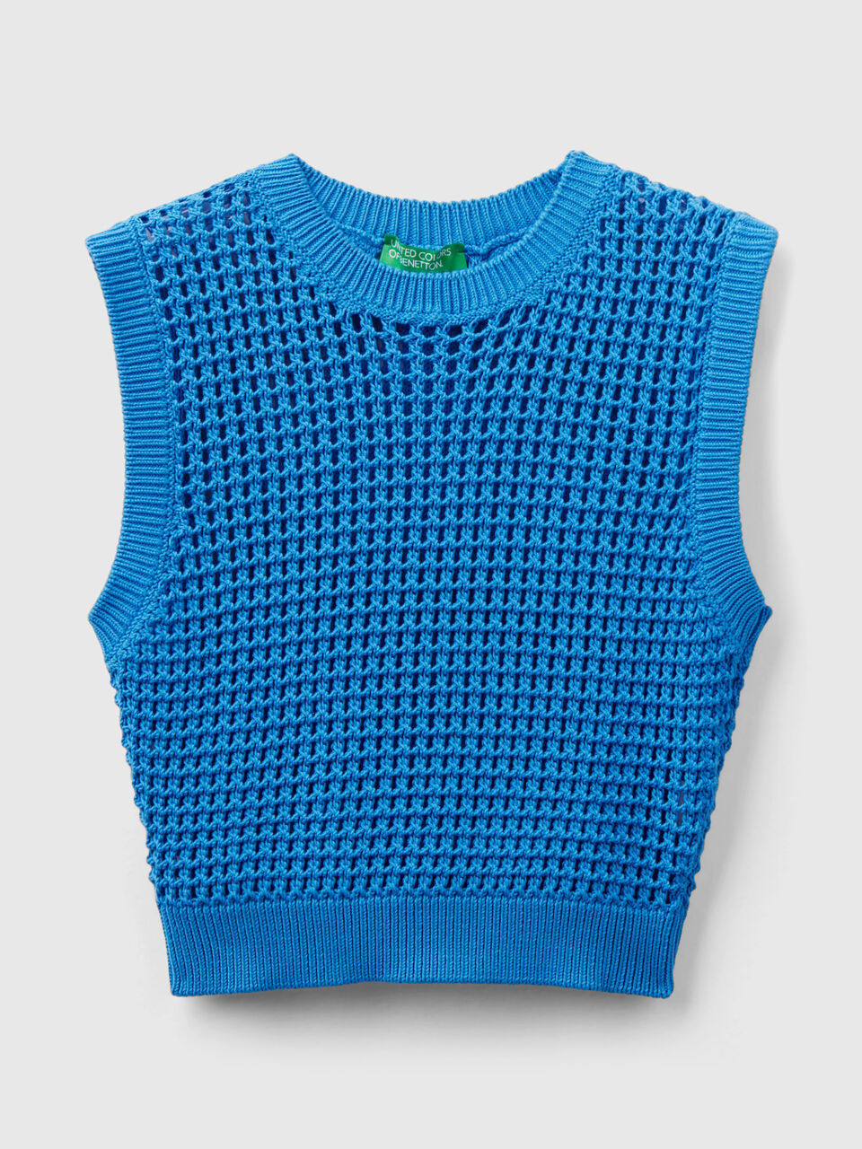 CROPPED CROCHET VEST