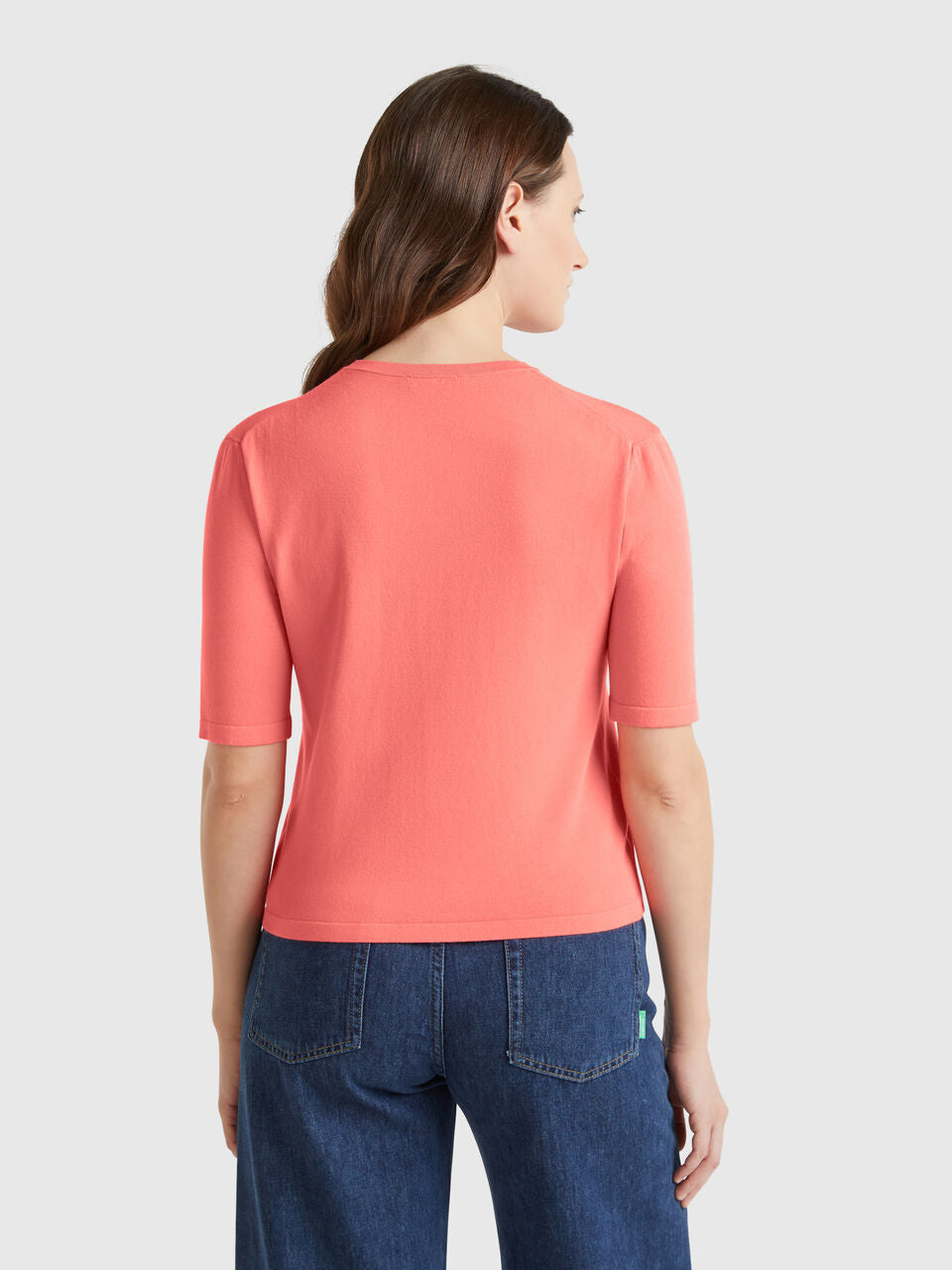 SHORT SLEEVE SWEATER