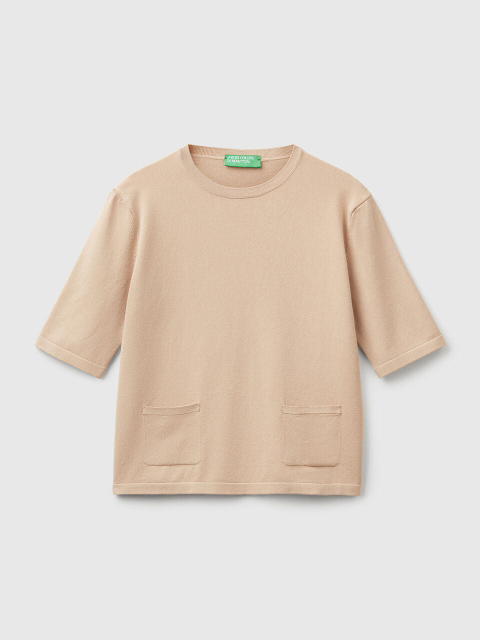 SHORT SLEEVE SWEATER