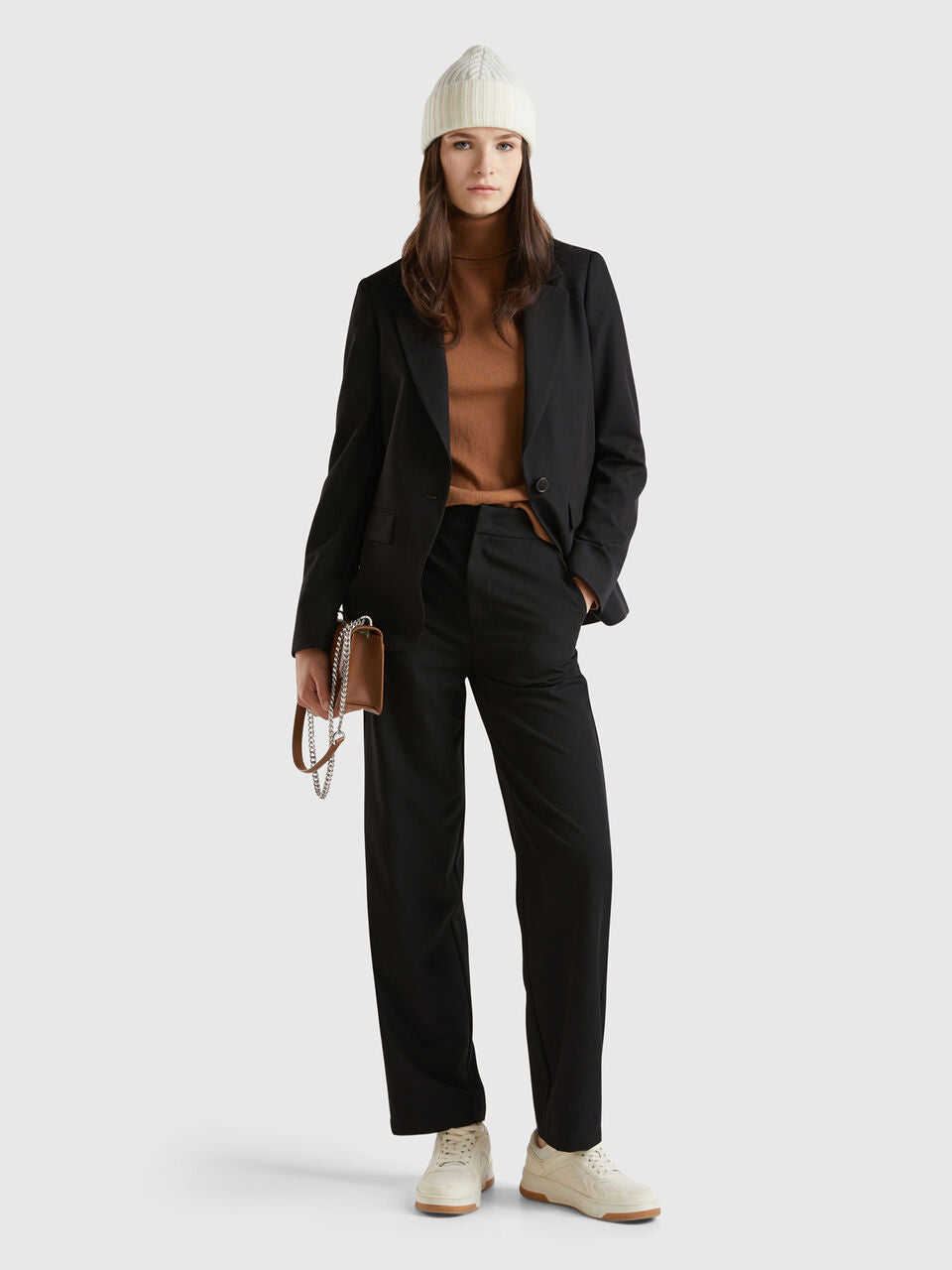 BLAZER IN STRETCH VISCOSE BLEND