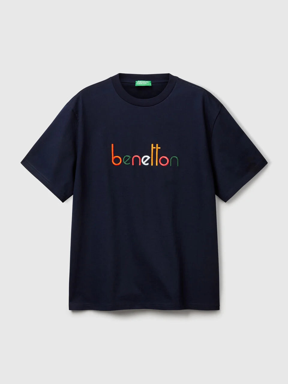 OVERSIZED T-SHIRT WITH LOGO EMBROIDERY