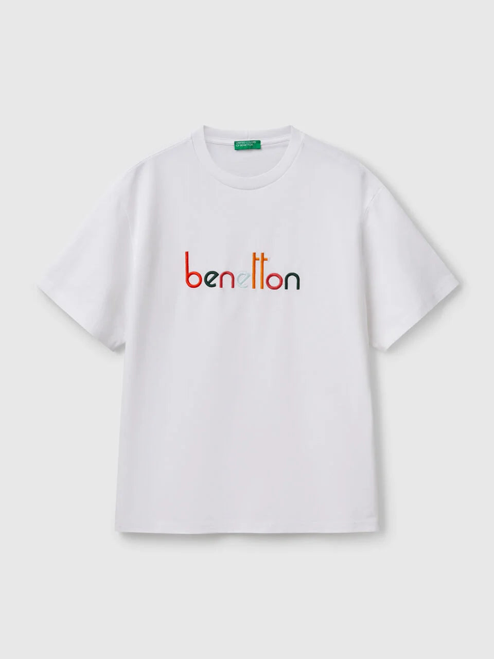 OVERSIZED T-SHIRT WITH LOGO EMBROIDERY