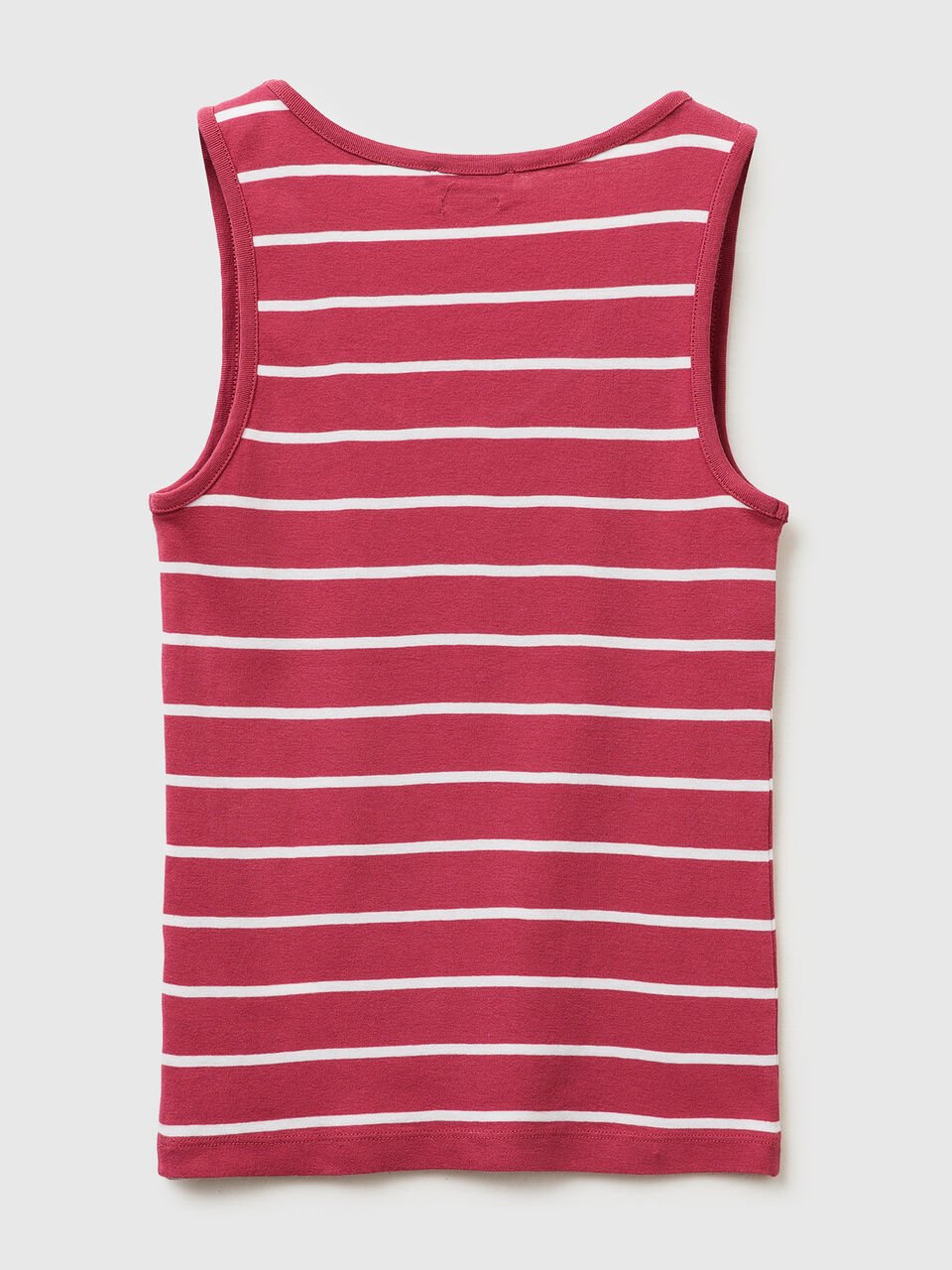 STRIPED TANK TOP IN PURE COTTON