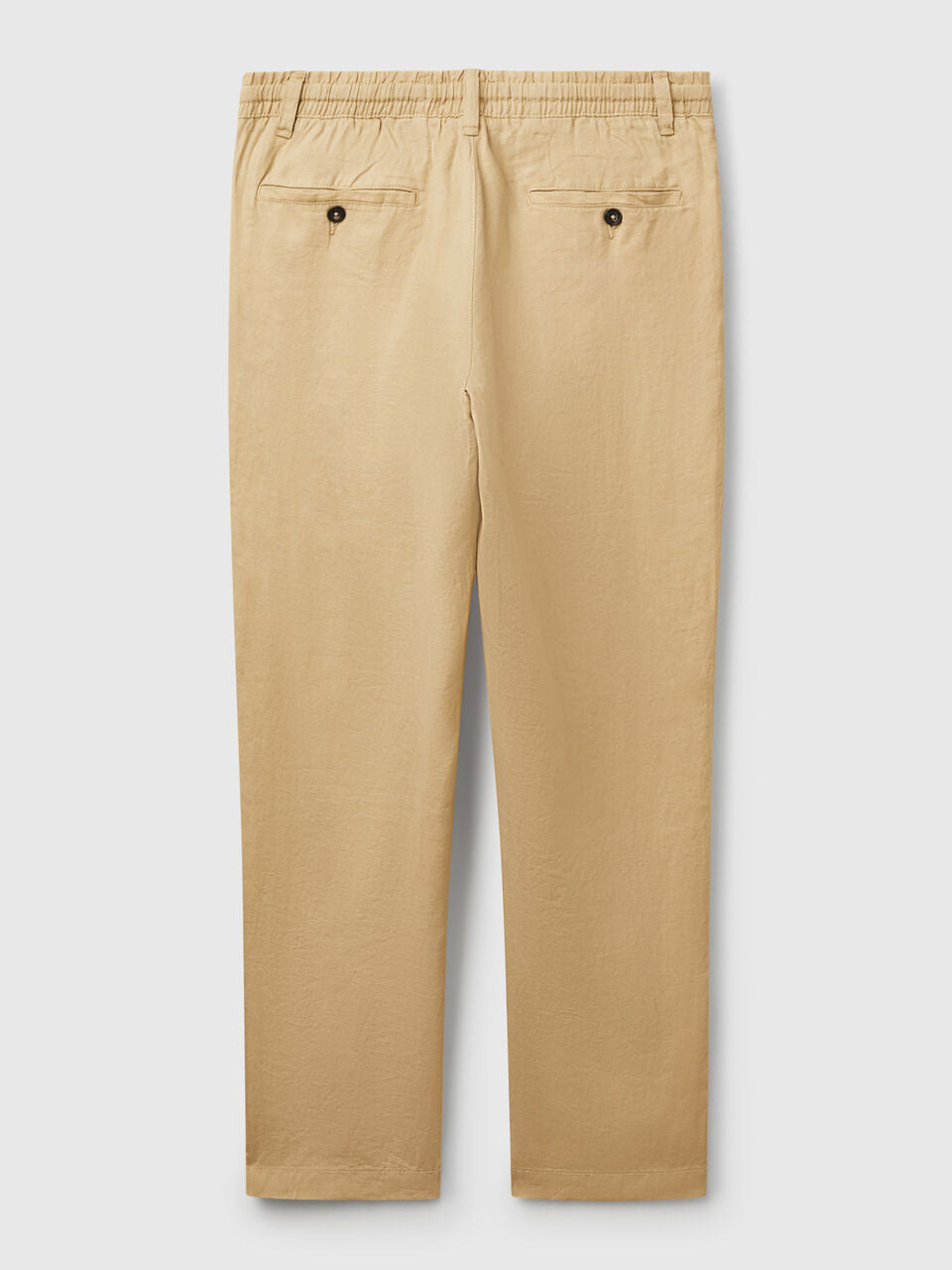 TROUSERS IN PURE LINEN WITH DRAWSTRING