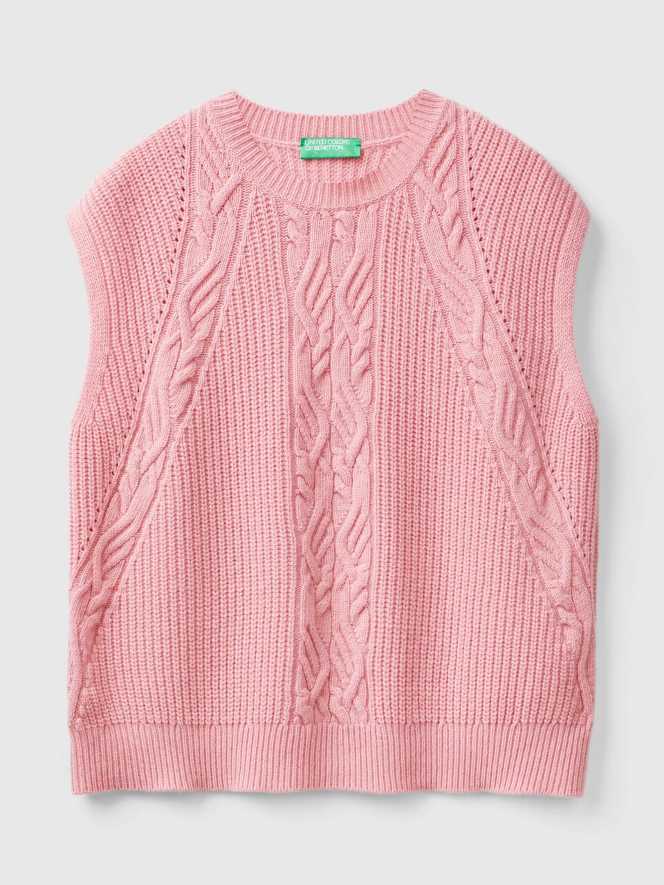 GRAY VEST IN WOOL