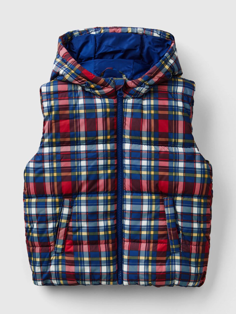 TARTAN PADDED VEST