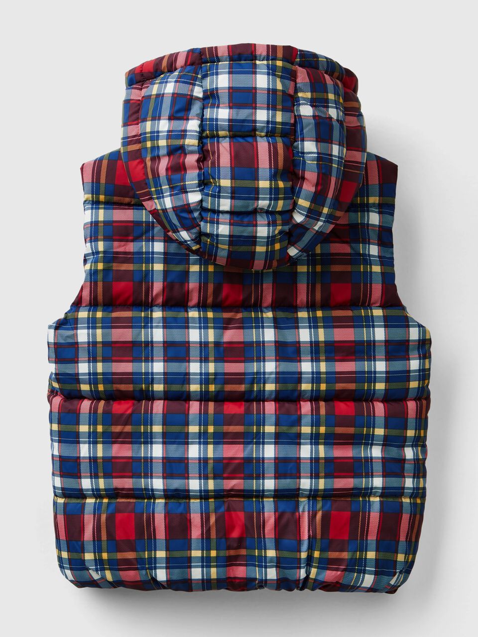 TARTAN PADDED VEST