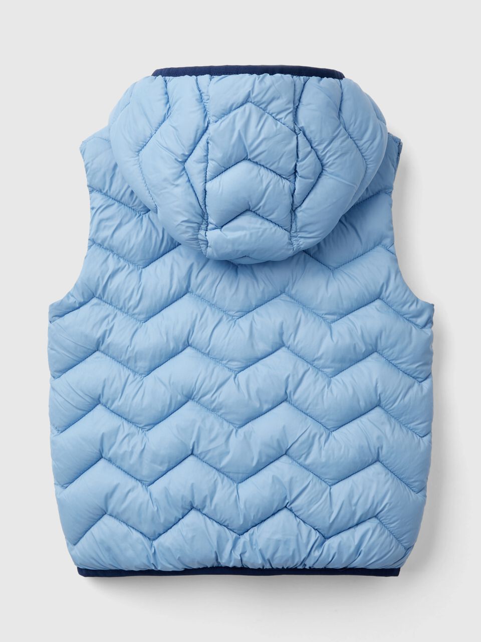 PADDED VEST WITH HOOD