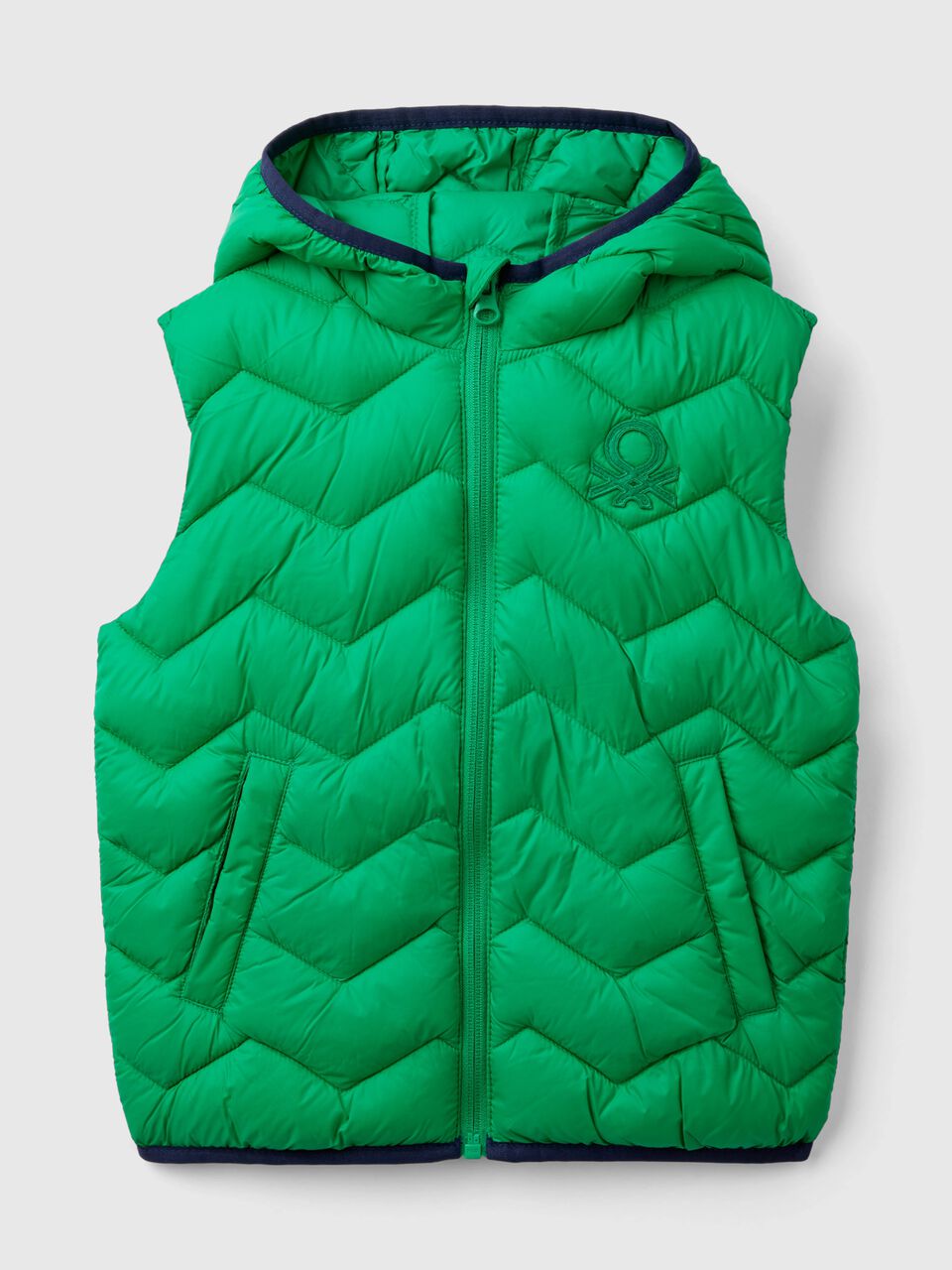 PADDED VEST WITH HOOD