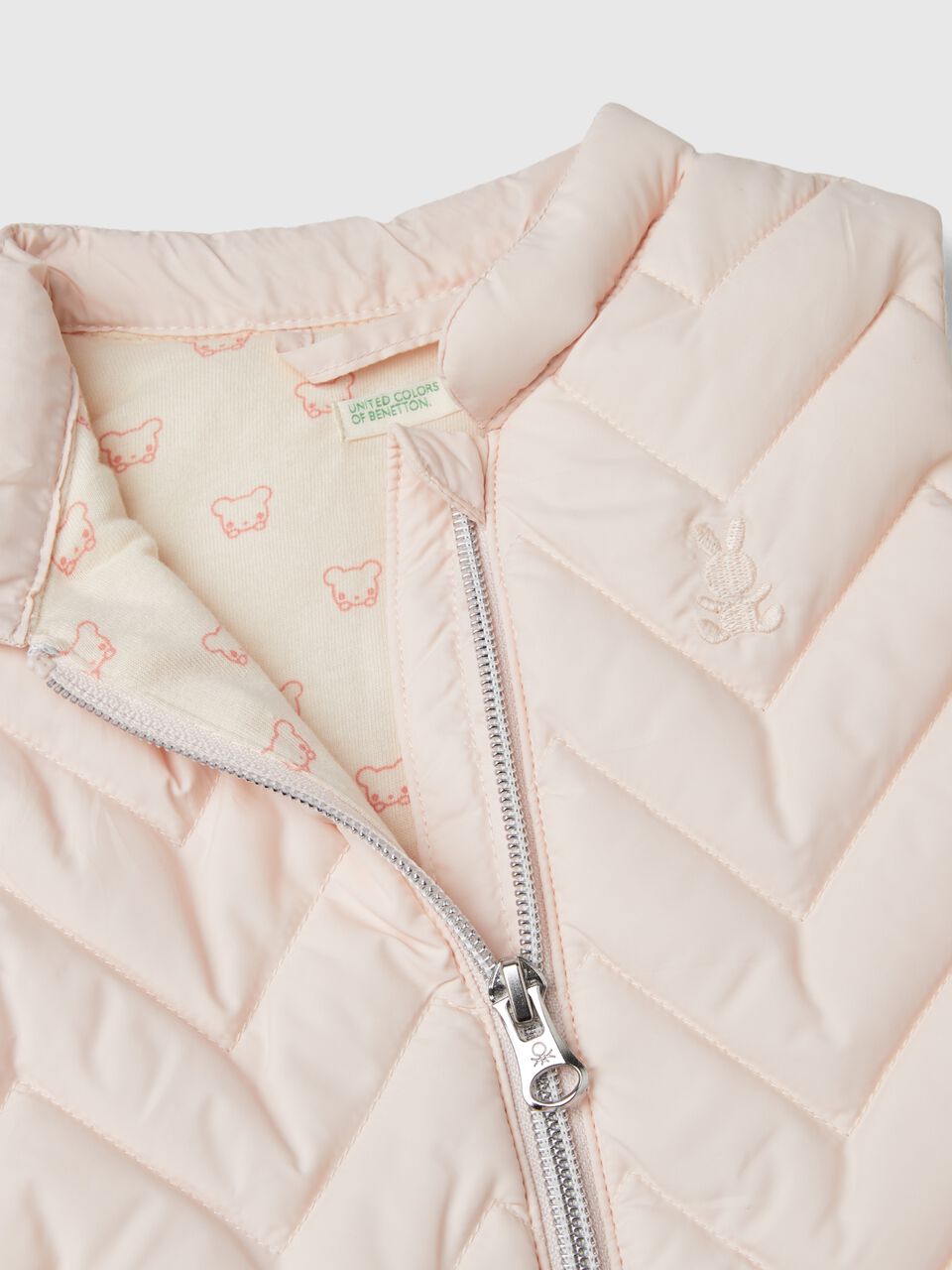 PADDED VEST IN TECHNICAL FABRIC