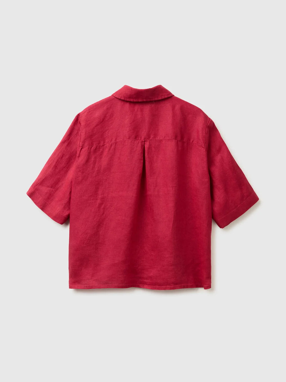 SHORT SHIRT IN PURE LINEN