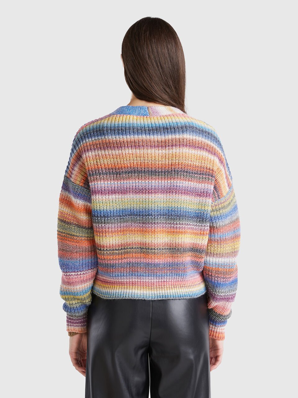 MULTICOLOR STRIPED CARDIGAN