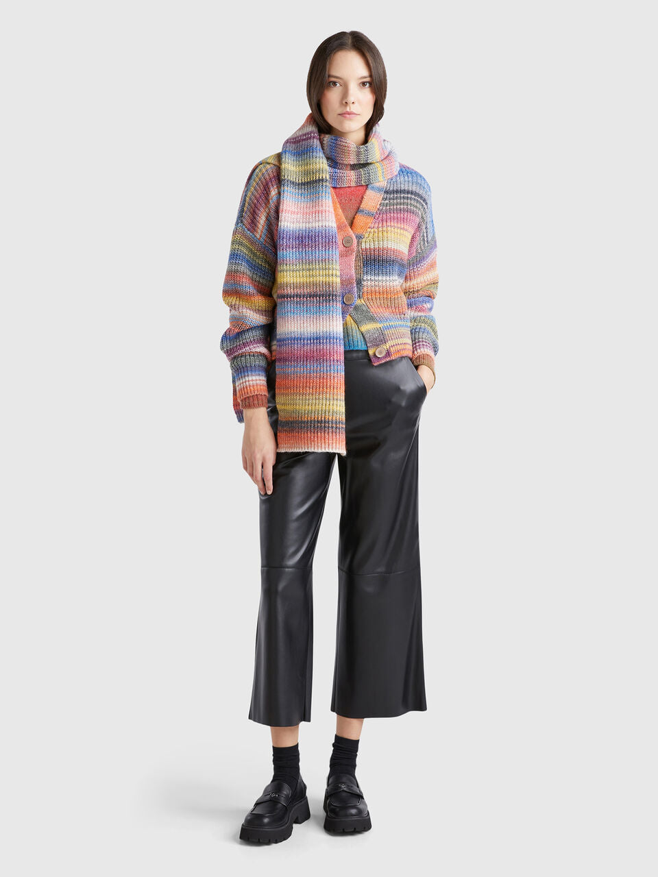 MULTICOLOR STRIPED CARDIGAN
