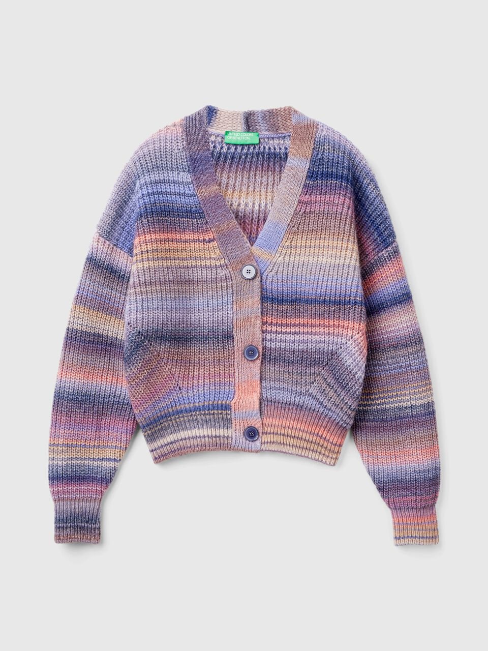 MULTICOLOR STRIPED CARDIGAN