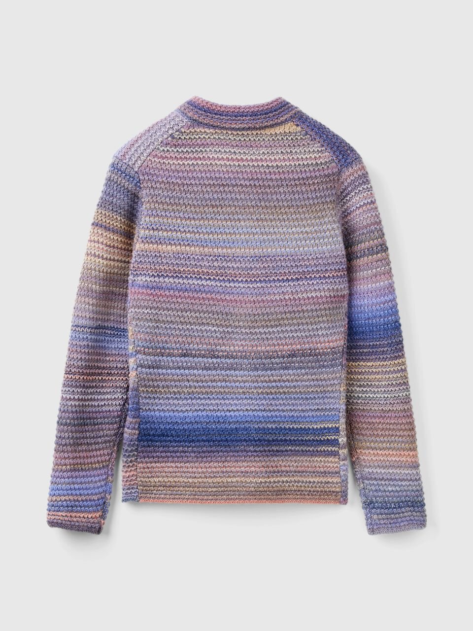 KNIT JACKET IN MULTICOLOR WOOL BLEND