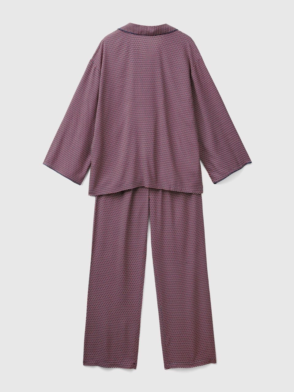PATTERNED PYJAMAS IN PURE VISCOSE