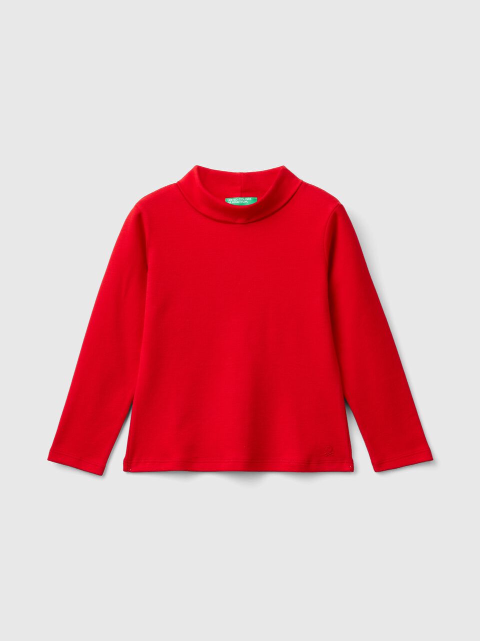 TURTLENECK T-SHIRT IN WARM ORGANIC COTTON