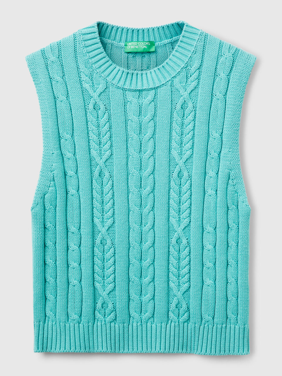 CROPPED BRAIDED VEST