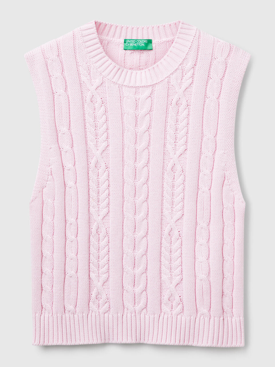 CROPPED BRAIDED VEST