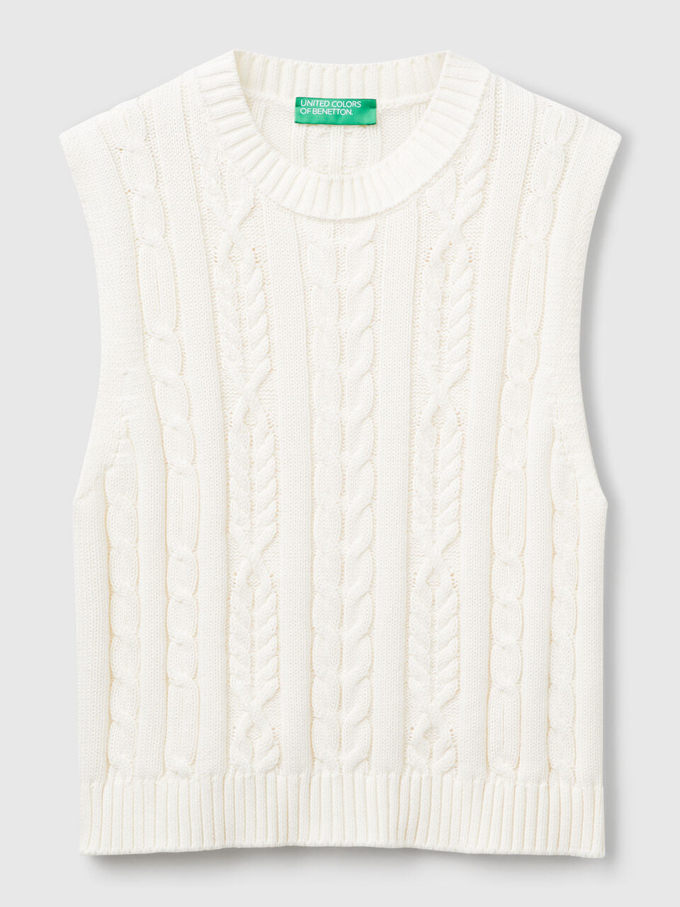 CROPPED BRAIDED VEST