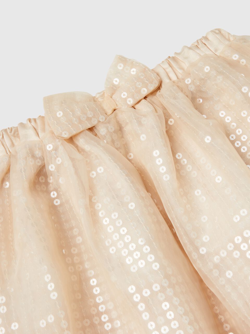 TULLE SKIRT WITH SEQUINS