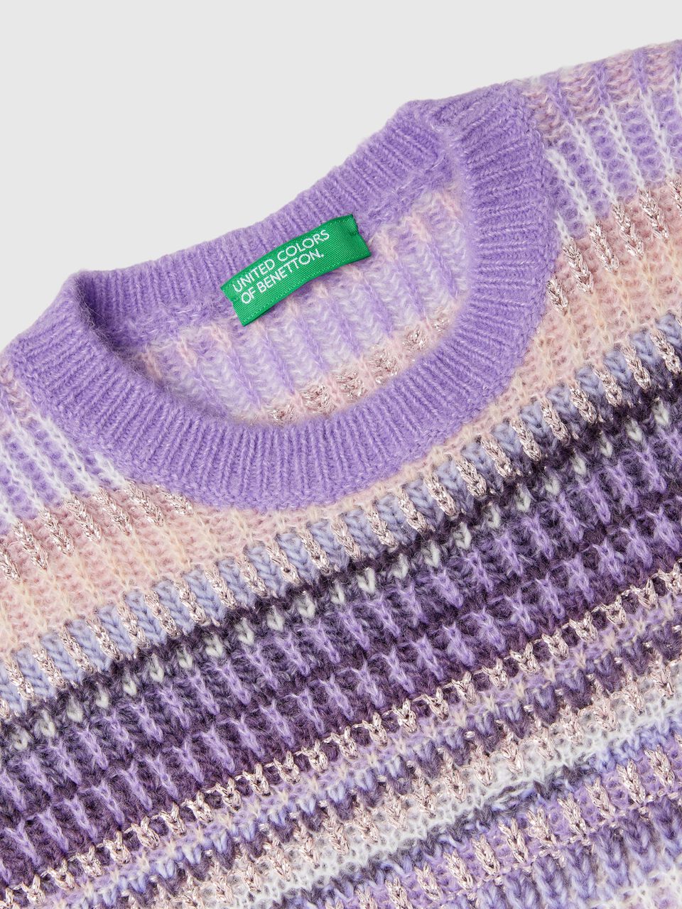 STRIPED JACQUARD SWEATER