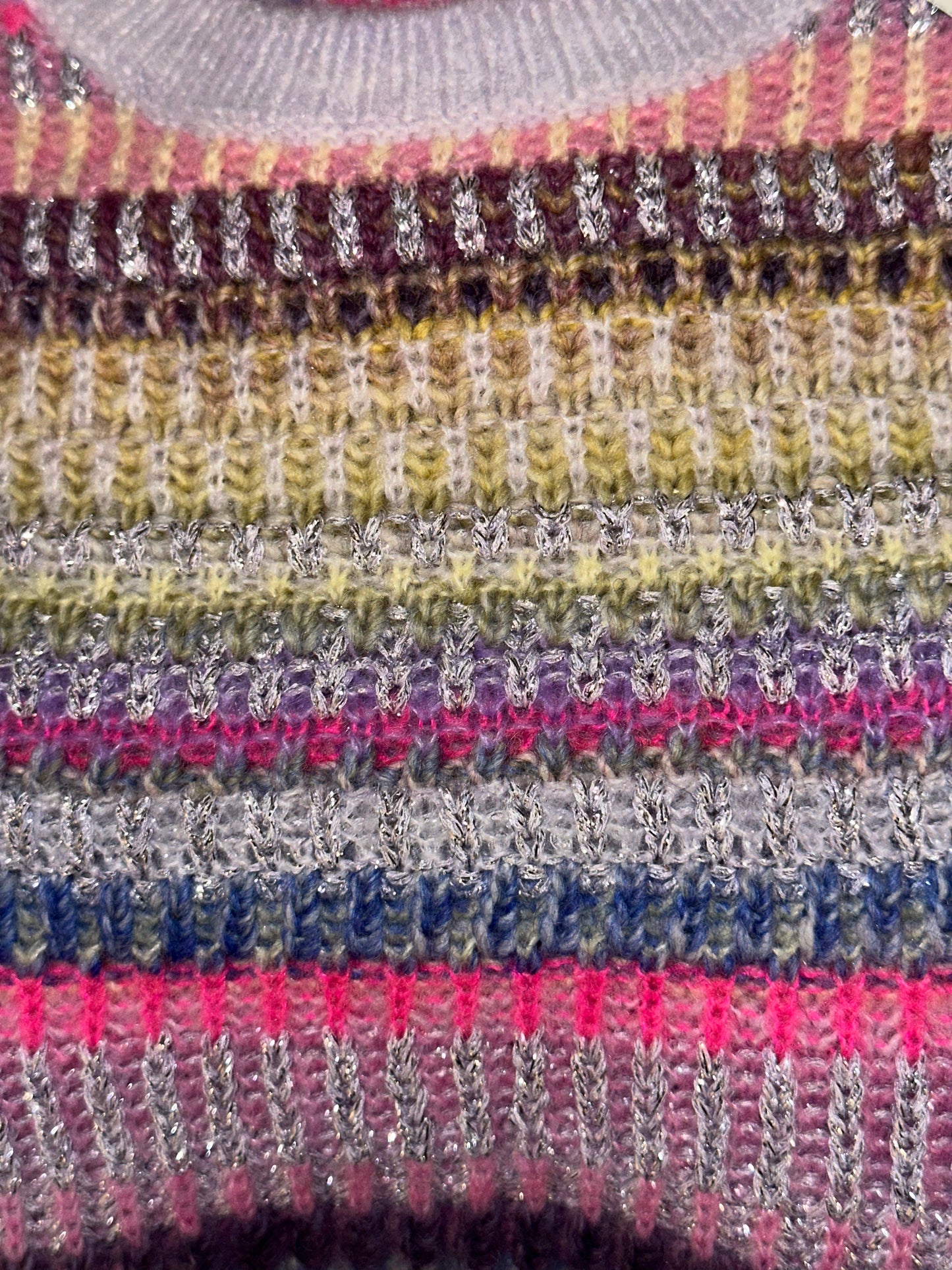 STRIPED JACQUARD SWEATER