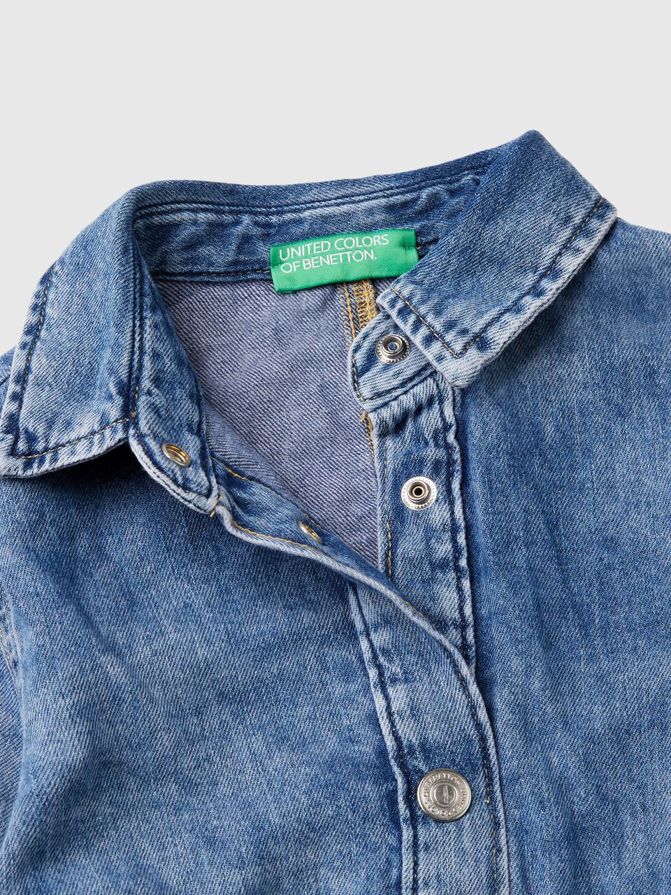 DENIM SHIRT DRESS