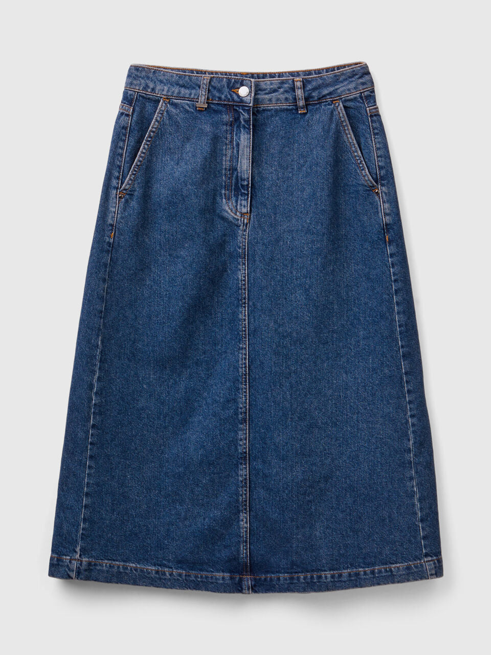 DENIM MIDI SKIRT