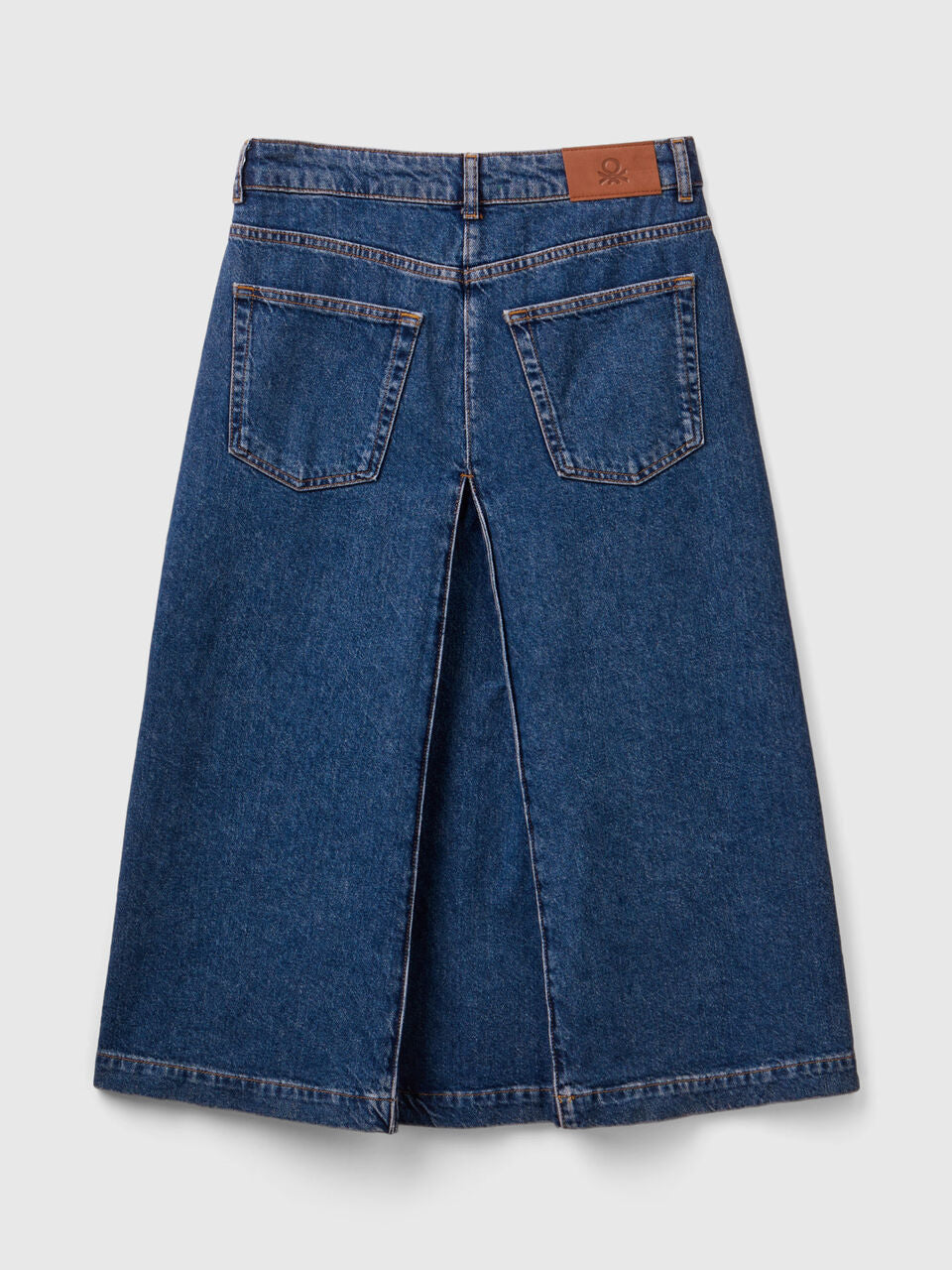 DENIM MIDI SKIRT