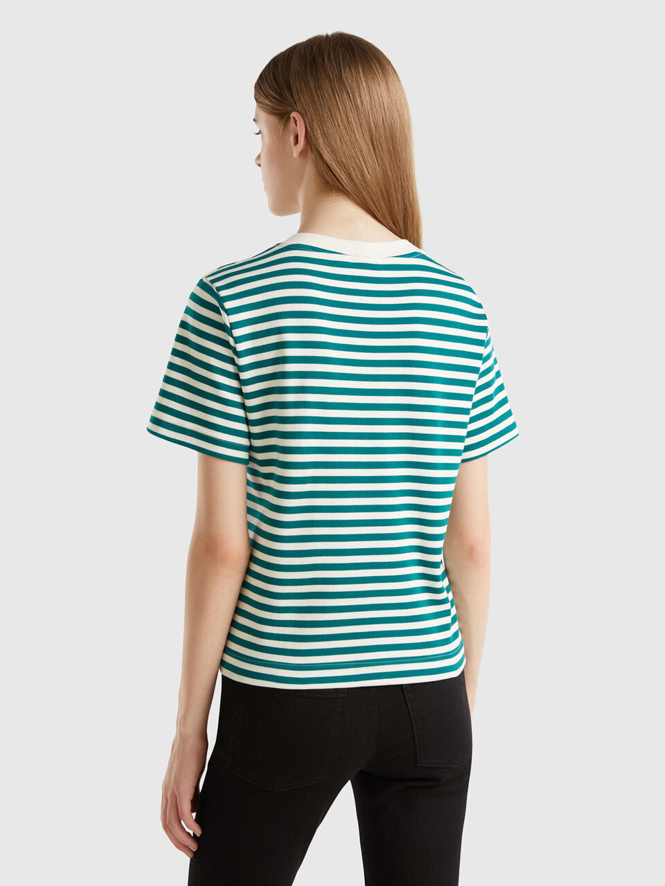 STRIPED T-SHIRT IN WARM COTTON